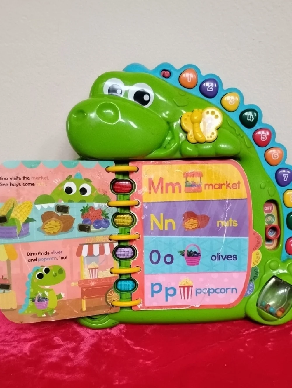 LeapFrog Dino Alphabet & Numbers Learning Toy - Green